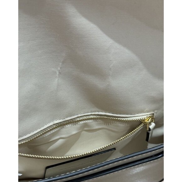 Marc Jacobs Purse The J Marc Shoulder Crossbody Bag Black Beige Cream Gold OS - Picture 16 of 16
